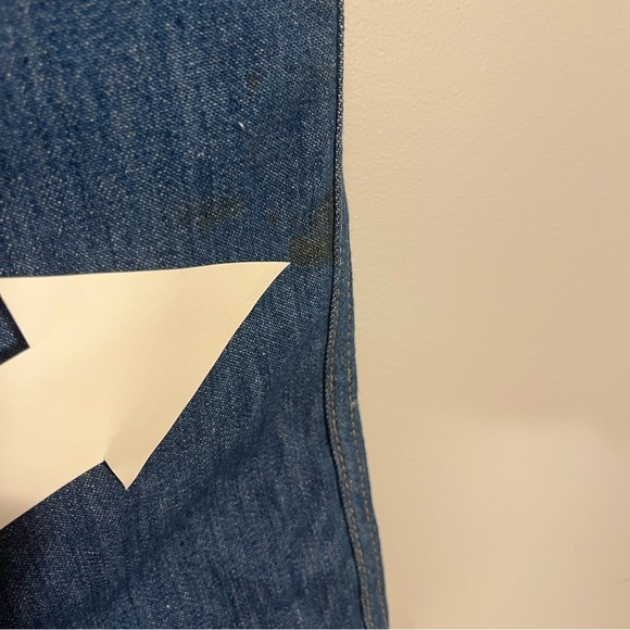 Vintage 70s Denim Wide Leg High Waisted Culottes Small - Picture 8 of 11